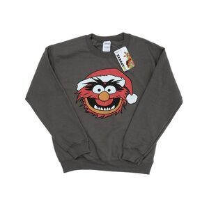Disney Womens/Ladies The Muppets Animal Christmas Sweatshirt / Light Graphite
